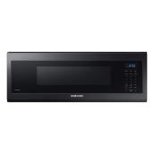 Samsung Smart Over-the-Range Microwave 1.1-cu-ft Slim Design with 400 CFM and 1000 W - Black