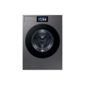 Samsung Smart 27-in 6.1-ft³ Stackable Front Load Washer with Auto-Sensing - Black Stainless Steel