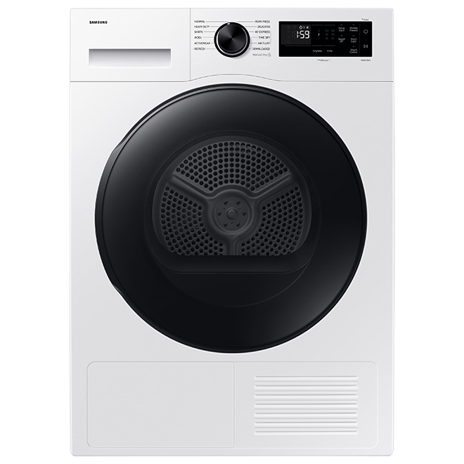 Samsung Smart Dryer 4-ft³ with Pump 24-in - White
