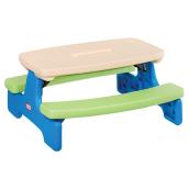 Table pour enfants, modèle portatif, bleu et vert