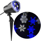 Projecteur laser, flocons de neige, blanc/bleu