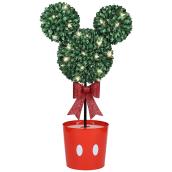 Disney Mickey LED-Lighted Artificial Topiary - 37-in