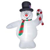 Bonhomme de neige gonflable, 8,9', multicolore