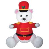 Ourson casse-noisette animé et gonflable, 6,9', multicolore