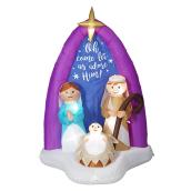 Scène gonflable de la nativité, 6', multicolore