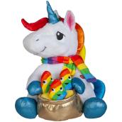 Animated Unicorn -Trio of Swaying Rainbow - 11.4''