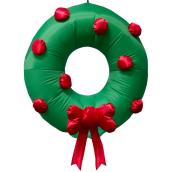 Gemmy Inflatable Hanging Wreath - Polyester