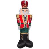 Gemmy Giant Inflatable Nutcracker - Deluxe