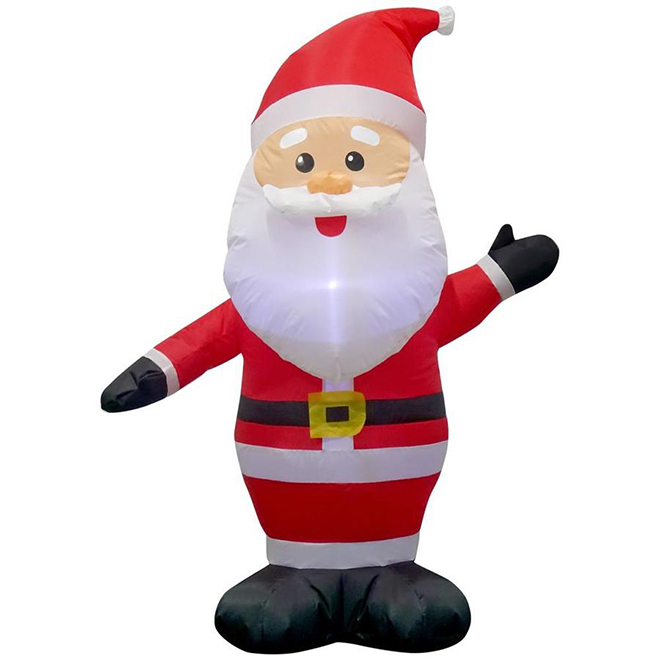 HOLIDAY Gemmy Inflatable Santa Claus - Polyester 117163 | RONA