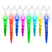 Jeux de lumières de Noël ColorMotion Gemmy, 24 lumières, glaçons, 7 po/5 po, plastique, multicolore