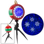 Gemmy Snowflurry Projector - 5.9-in x 5.7-in x 16.7-in - Blue/White