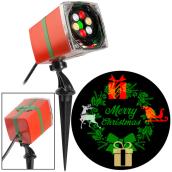 Projecteur Joyeux de Noël, Gemmy,couronne, 3,5 po x 5,1 po x 11,6 po