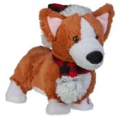 Gemmy Plush Animated Corgi - Holiday Living - 11.8-in