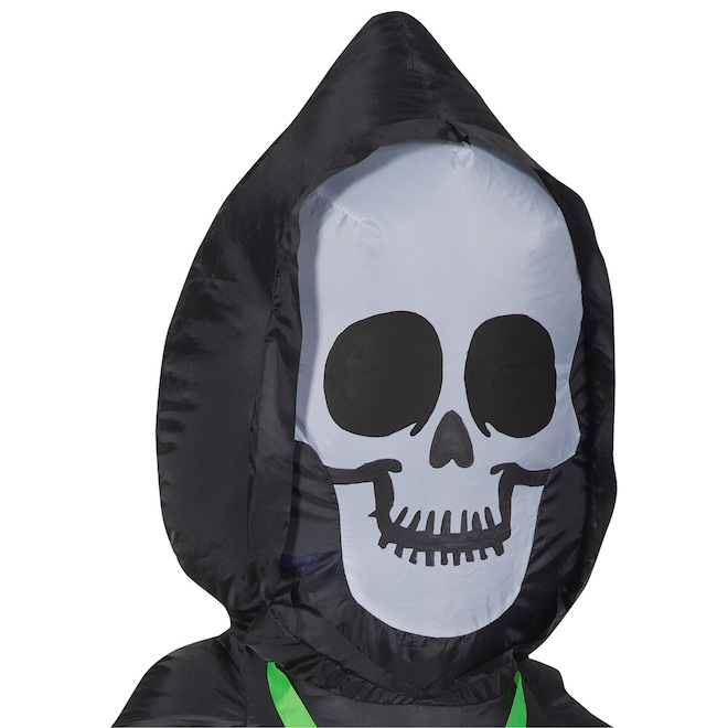 Gemmy 3.5-ft Inflatable Skull Reaper 220414 | RONA