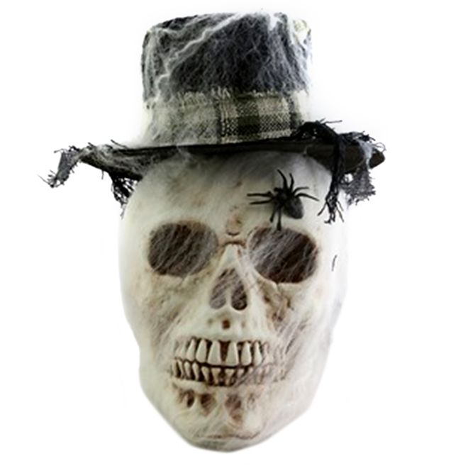 Gemmy Animated Bouncing Top Hat Skull