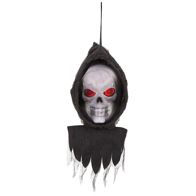 Holiday Living 29.53-in Lighted Hanging Skull Reaper