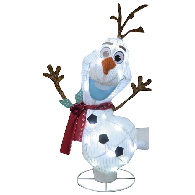 Disney Lighted Indoor/Outdoor Olaf with White Light LED 112554 | RONA
