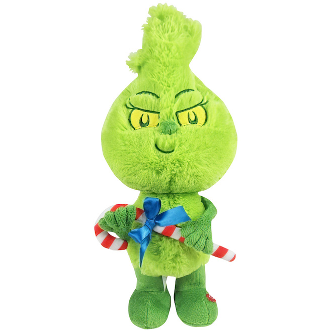 Gemmy 1-Pack Multicolor Animated Musical Grinch Plush