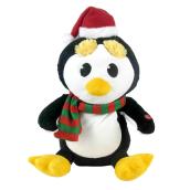 Holiday 1-Pack Living Multicolore Animated Musical Penguin Plush