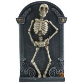 Holiday Living Animated Lighted Musical Halloween Skeleton Tabletop Decoration with LED Lights
