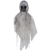 Holiday Living Animatronic Lighted Musical Halloween Hanging Reaper Decoration with Flickering Red LED Lights