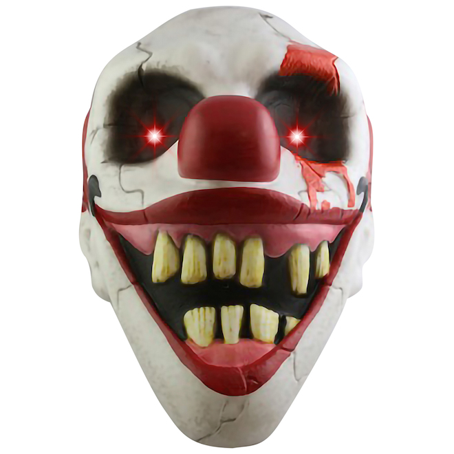 Holiday Living Lighted Musical Halloween Clown Decoration with Constant Multicolour LED Lights