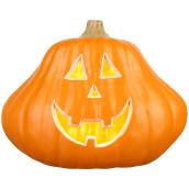 Holiday Living Lighted Halloween Craft Pumpkin with Constant White Lights