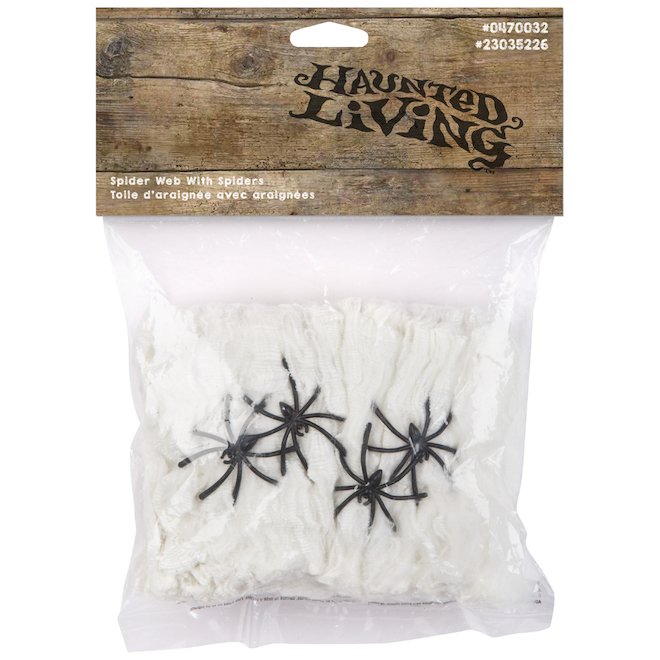 Spider webbing 2oz with 4 Spiders 