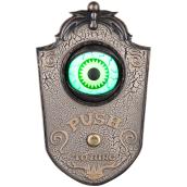 Holiday Living Gold Animated Haunted Doorbell with Giant Eye 7-in x 4.3-in