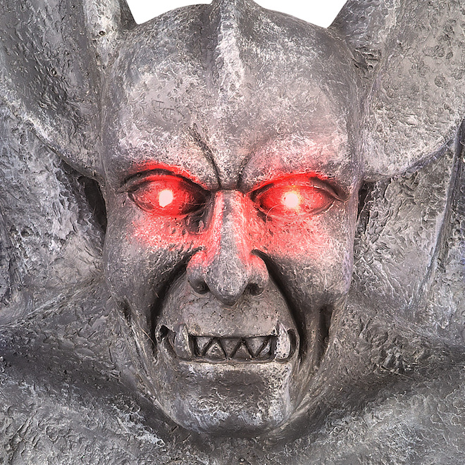 Holiday Living Resin Gargoyle Statue 23.6-in Grey 229861 | RONA