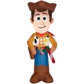 Disney Airblown Lighted Woody with Candy Cane 3.5-ft
