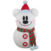 Disney 22.83 po White Mickey Mouse Sherpa Snowman Greeter