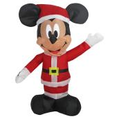 Airblown Airdorables Mickey Mouse in Santa Suit - 1.7-ft