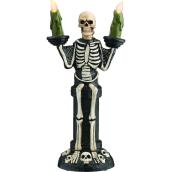 Holiday Living Halloween Animated Skeleton LED Sound Effect Black 16.5-in