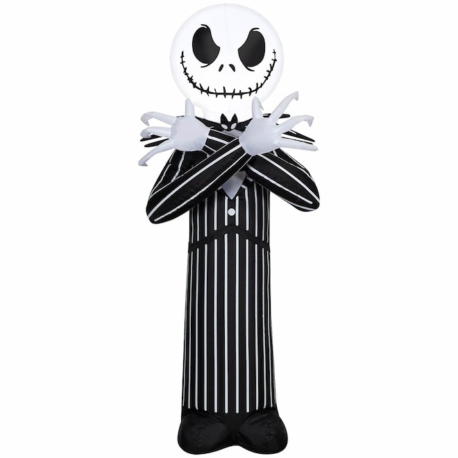 Disney Airblown Inflatable Jack Skellington - 1.6 x 3.5-ft