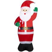 Celebrations by L&CO Airblown Inflatable 7-ft Santa Claus