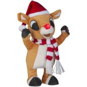 Gemmy Musical and Animated Rudolph of 11.42-in Tall with Scarf and Hat