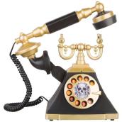 Célébrations BY Landon & Co. Black and Gold Animated Telephone 8-in Plastic Halloween Decoration