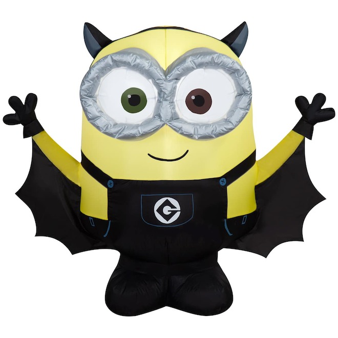 Universal Minion Bob as a Bat LED 3-ft H Inflatable Halloween Decoration