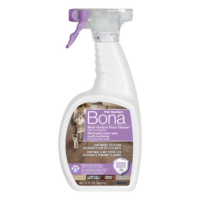 Nettoyant à plancher liquide Bona formule chat 630 ml