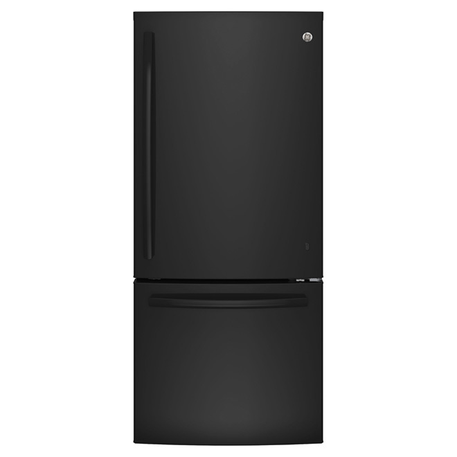 Réfrigérateur congélateur inférieur 30 po H. GE 20,9 pi³ ardoise