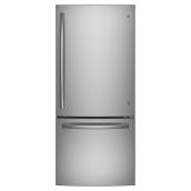 Bottom-Freezer Refrigerator - 30" - 20.9 cu. ft. - Steel
