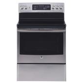 GE Appliances Electric Convection Range - 5 Elements - 5-cu ft - Stainless Steel