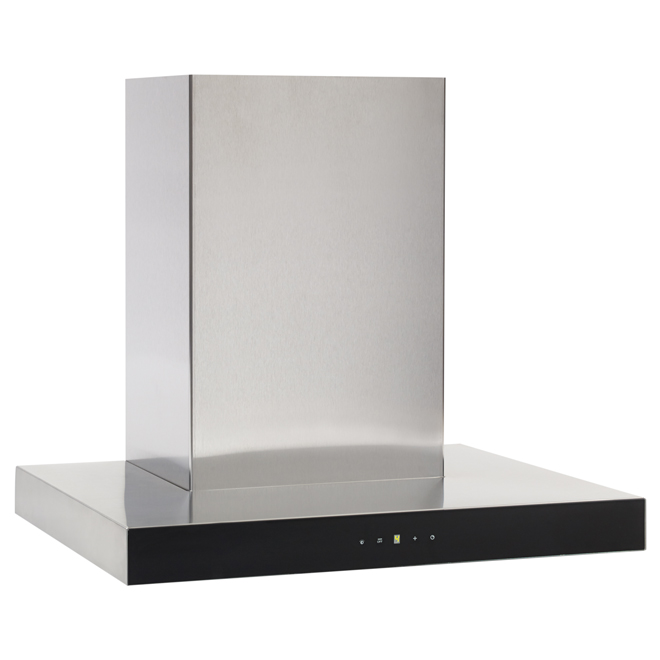 GE Wall Chimney Range Hood 600 CFT 24-in Stainless Steel
