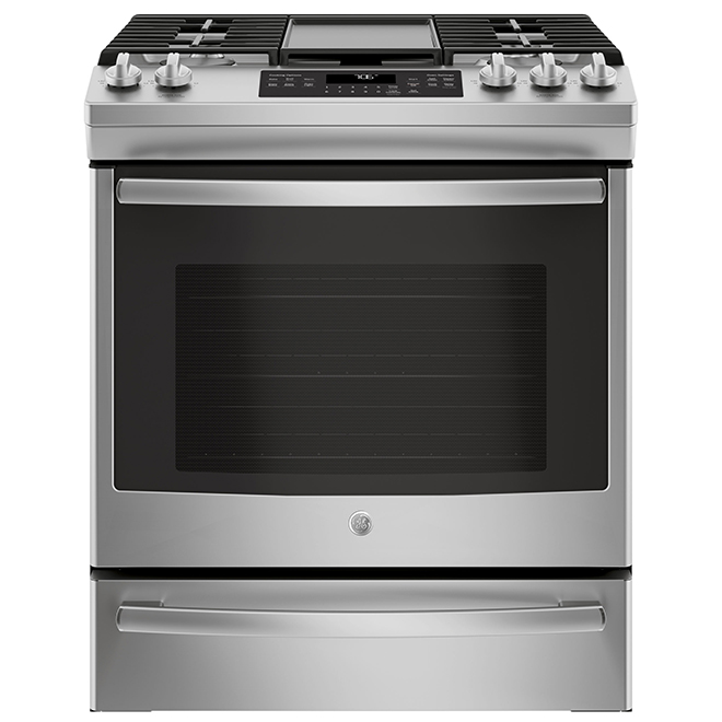 GE APPLIANCES SlideIn Gas Range SelfClean 30" 5.6 cu. ft SS