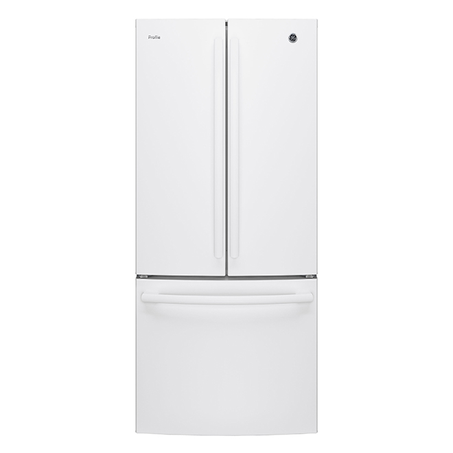 French-Door Refrigerator with Water Dispenser - 20.8 cu. ft. - White