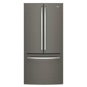 GE 18.6-cu ft Counter-Depth French Door Refrigerator with Internal Water Dispenser - Slate