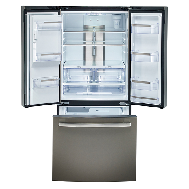 French-Door Refrigerator - 23.5 cu. ft. - Slate