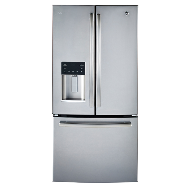 Ge Profile French Door Refrigerator 23 8 Cu Ft Stainless