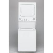 GE Electric Laundry Center - 3.8 and 5.9-cu ft - 27-in - White